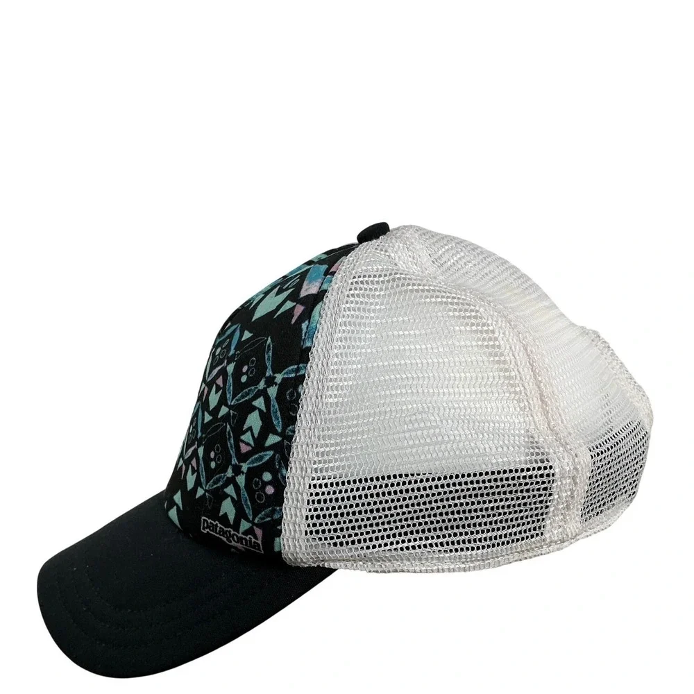 Patagonia Trucker Hat Geometric Print Mesh Back Snapback‎ Adjustable